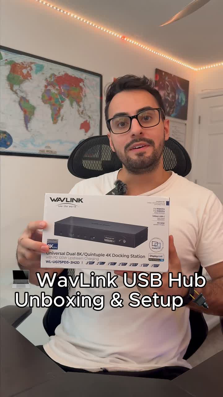 WavLink USB-C docking station unboxing